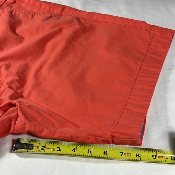 Tommy Hilfiger mens salmon pink basic flat front 8" chino shorts - size 42 - Picture 10 of 11